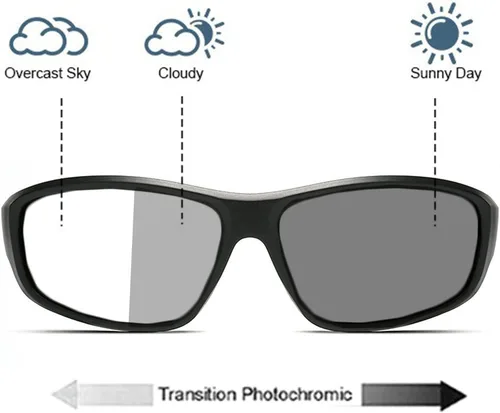 Miniatura 3 de Gafas de lectura bifocales fotocrómicas de transición para hombres y mujeres deportes al aire libre Presbicia gafas de sol lector
