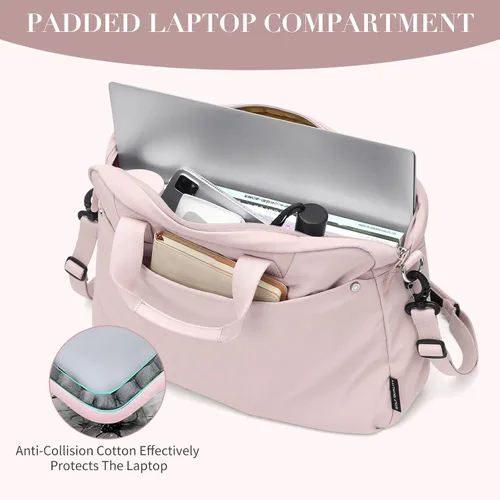 Miniatura 3 de Bolsa de mano para laptop para mujer, bolsa de mano informal para profesores de negocios, bolsa cruzada A-Rosa