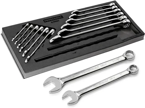 Miniatura 16 de Powerbuilt Juego de 4 llaves métricas para tuercas acampanadas, tamaño incluye llave de tuerca de 0.354 in x 0.394 in, 0.433 in x 0.472 in, 0.512 in