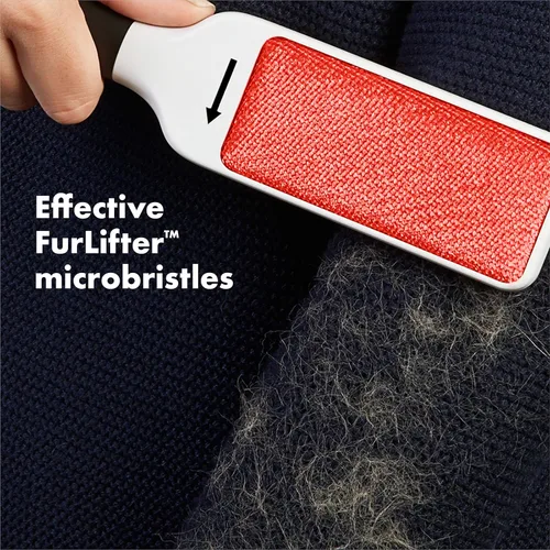 Miniatura 3 de OXO Good Grips Furlifter - Cepillo para quitar el pelo de mascotas de la ropa, color blanco, cepillo para prendas