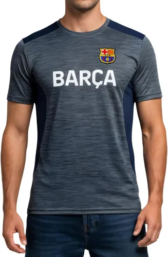 Miniatura 17 de Icon Sports Camiseta con licencia oficial del FC Barcelona para el Día del Juego, unisex para adultos Fcb101pf-borgoña