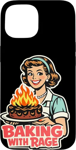 Miniatura 6 de Baking with Rage Retro 1950s Housewife Pop Art Humor Case for iPhone 17
