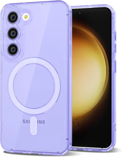 Miniatura 23 de Svanove Funda para Samsung Galaxy S22 Transparente Compatible con Magsafe Silicone, Funda Magnética Mag Safe Transparente Delgada Bonita, Estética