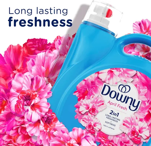 Miniatura 5 de Downy Líquido suavizante de telas, aroma fresco de abril, 111 onzas líquidas, 150 cargas