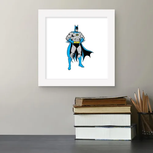 Miniatura 4 de Trends International Gallery Pops DC Comics Batman - Póster de pared de Batman New Look para pared, 12 x 12 pulgadas, versión enmarcada en blanco