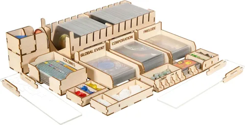 Miniatura 5 de The Broken Token Mejora de caja (carcasa de caja + bandejas de azulejos) compatible con Terraforming Mars