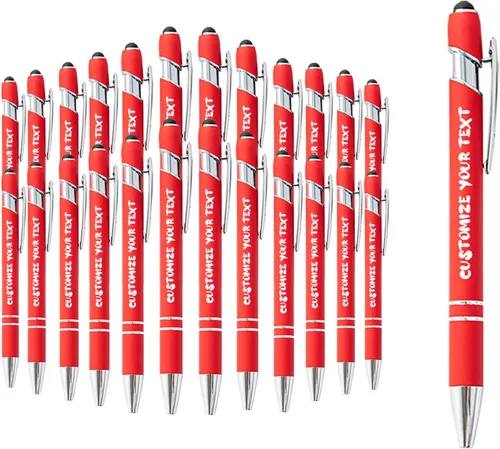 Miniatura 220 de AIFLM Bolígrafos personalizados con nombre a granel hasta 500 unidades de bolígrafos grabados gratis con tu nombre y texto para negocios