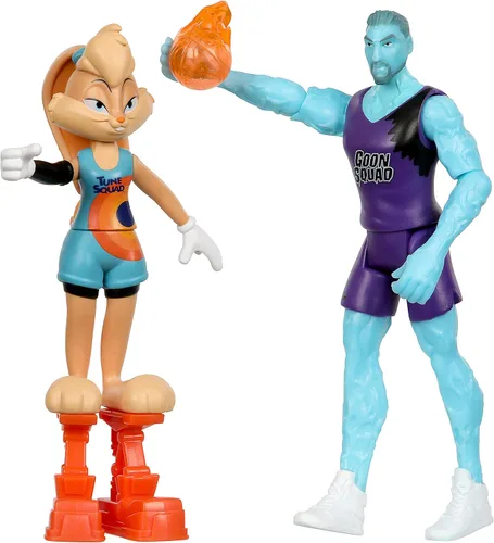 Miniatura 5 de Moose Toys Bunny Space Jam: A New Legacy - Paquete de 2 - Rivales en la Cancha - Lola & Wet/Fire, Multicolor (14580)