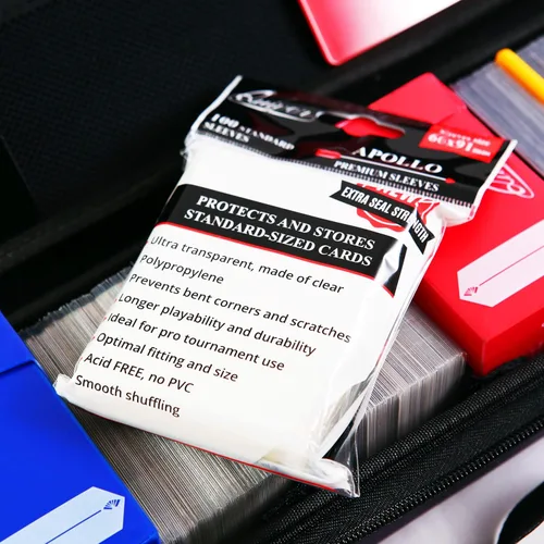 Miniatura 6 de Quiver Time 200 fundas transparentes estándar Apollo para tarjetas Magic: The Gathering Cards y otras tarjetas TCG – Funda ultra transparente