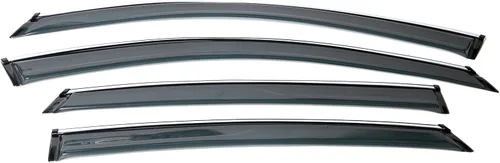 Miniatura 9 de IKON MOTORSPORTS Cinta externa en visera de ventana compatible con Honda Accord Sedán 2018-2026, acrílico estilo fábrica de 0.087 in sin pintar