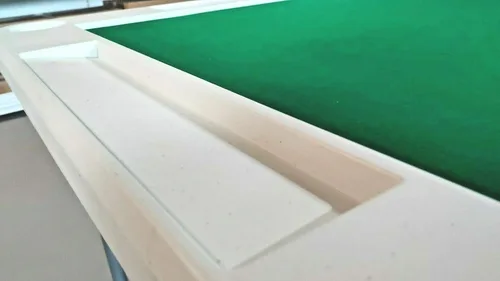 Miniatura 5 de Uniware Mesa de juego de 36 pulgadas de largo x 29.5 pulgadas de alto, mesa de juego Mahjong, mesa plegable portátil para juegos, con portavasos