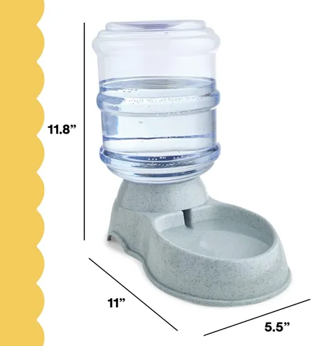 Miniatura 3 de NOA Dispensador automático de agua para mascotas Alimentador por gravedad para gatos y perros, estación dispensadora de riego, estación de agua