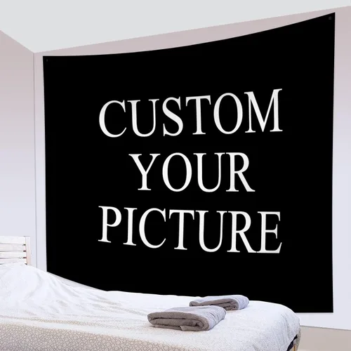Miniatura 14 de Canessioa Tapiz personalizado para cargar imágenes personalizadas, tapiz personalizado, pancarta, logotipo, diseño de texto, tapiz para colgar