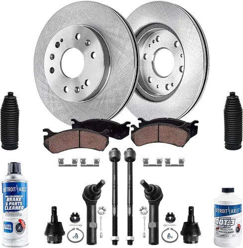 Miniatura 70 de Detroit Axle - Rotores de freno para Nissan NV2500 NV3500 NV1500 NV1500 2012-2021, repuesto de rotores de freno de disco: rotor delantero de 14.17
