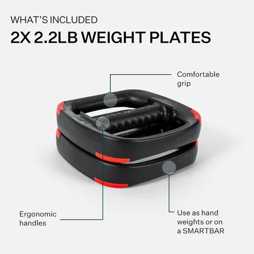Miniatura 2 de Les Mills™ Dual Purpose Ergonomic Exercise Weight Plates for Total Body Workouts