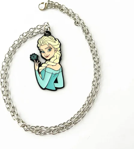 Miniatura 2 de Moana Sleeping Beuty - Collar de Cenicienta, Bestia Enredada, Elsa Snow Whte, Princesa, Valiente, Mérida Aladin, collar, regalos para mujer y niña
