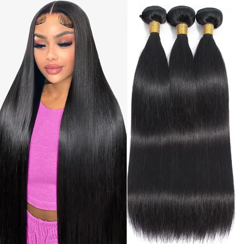 Miniatura 41 de Extensiones de pelo rizado brasileño de Selina, pelo virgen brasileño, 100 gramos/paquete, color natural (16 pulgadas, rizado)