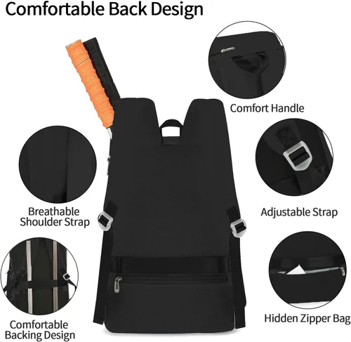 Miniatura 4 de mochila de gimnasio con compartimento para zapatos, bolsa de lucha con 4 tipos de método de espalda, impermeable para deportes, caminata y portátil