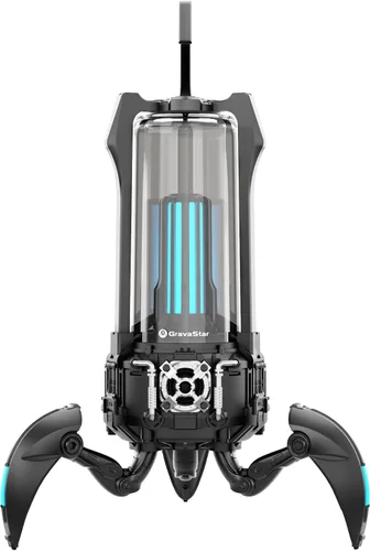 GravaStar Altavoz Bluetooth portátil Supernova, altavoz de lámpara de mesa LED, tiempo de reproducción 9H, emparejamiento TWS, altavoces