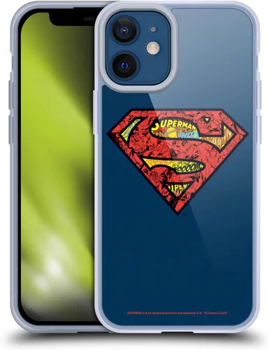 Miniatura 37 de Head Case Designs Officially Licensed Superman DC Comics Collage 80th Anniversary Gel Case [Military Grade Protection] Compatible with Apple iPhone