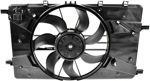 Miniatura 38 de TRQ Conjunto de ventilador de refrigeración dual del radiador compatible con Toyota Highlander 2008-2013 TO3115155