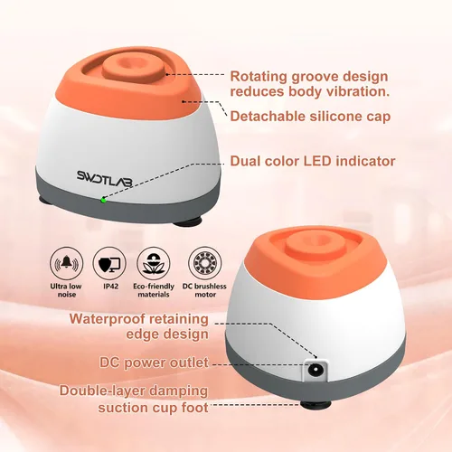 Miniatura 5 de Vortex - Mezclador de 3500 rpm, agitador de esmalte de uñas, agitador de pegamento y mezclador de pintura para esmalte de gel, pinturas acrílicas