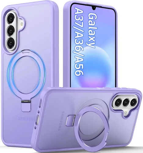 Miniatura 67 de Oterkin Funda para Google Pixel 10a con soporte magnético de giro de 360° [compatible con MagSafe] [antideslizante] [15 pies] a prueba de golpes