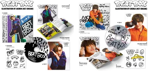 Miniatura 4 de dreamus NCT Dream el segundo álbum de reenvasado Beat Box versión Digipack + Póster plegado. (portada aleatoria)