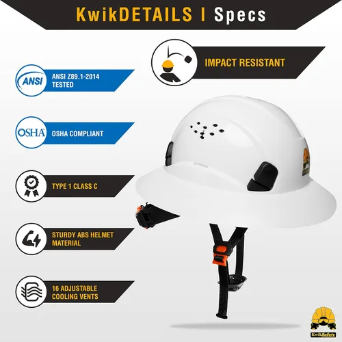 Miniatura 8 de KwikSafety QUEEN BEE - Chaleco de seguridad para mujer [naranja, XL] + paquete de casco duro de ala completa TORTOISE