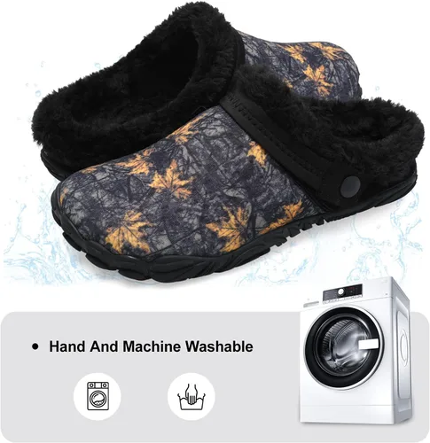 Miniatura 4 de Besroad - Pantuflas mullidas para mujer y hombre, esponjosas, cómodas, de espuma viscoelástica, para dormitorio