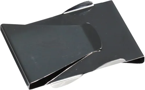 Miniatura 2 de Slim Clip billetera y tarjetero doble con clip para billetes y tarjetas de crédito, 2 ajustado Clips, Plateado