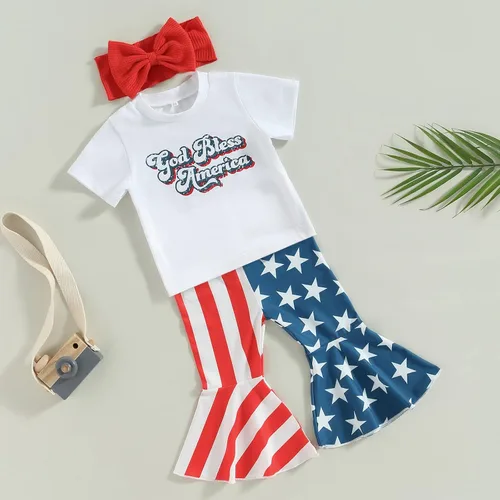 Miniatura 111 de Conjunto de sudadera con cuello redondo y estampado de pastel de calabaza para niña, camiseta y pantalones acampanados