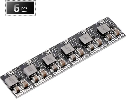 Miniatura 7 de DROK Convertidor DC Buck, 6 piezas mini regulador de voltaje DC 4.5-20V 12V 9V reductor reductor 3A 10W salida de voltios ajustable fija reductor