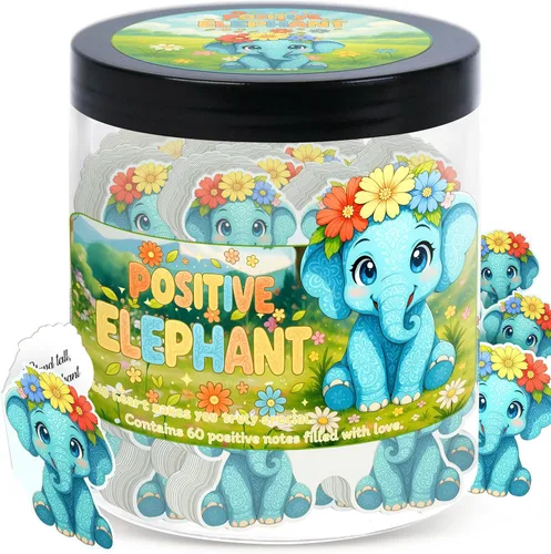 Miniatura 28 de Tarro de Manzanas Positivo con 60 Tarjetas de Afirmación Diaria, Regalo de Apoyo Emocional de Manzanas, Tarjetas de Manzanas, Regalos Divertidos