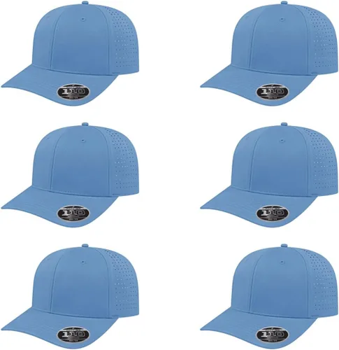 Miniatura 41 de Cap America i8533 Flexfit 110 Gorra Snapback Perforada de Rendimiento de Perfil Medio de 6 Paneles con Protección UV y Snapback Ajustable