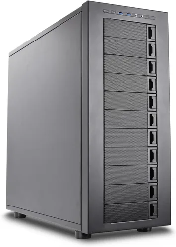 Miniatura 10 de Rosewill Hearth NAS Chasis de servidor Soporta hasta 6 x 3.5 HDD Hot Swap y 6 x 2.5 SSD Compatible con E-ATX Ventilador PWM de 0.197 x 4.724