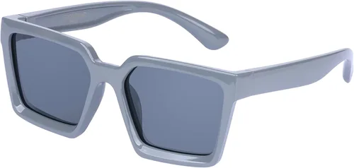 COCOSAND Lentes de sol polarizados para niños, protección UV 400, retro, cuadrados, futuristas, para jóvenes, adolescentes, niños y niñas de 5 a 12