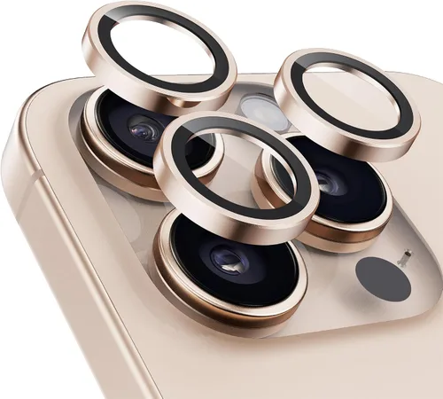 Miniatura 22 de UARMOR - Protector de lente de cámara compatible con iPhone 17, 16 y 16 Plus: vidrio templado 9H y cubierta de aluminio, transparente HD, kit