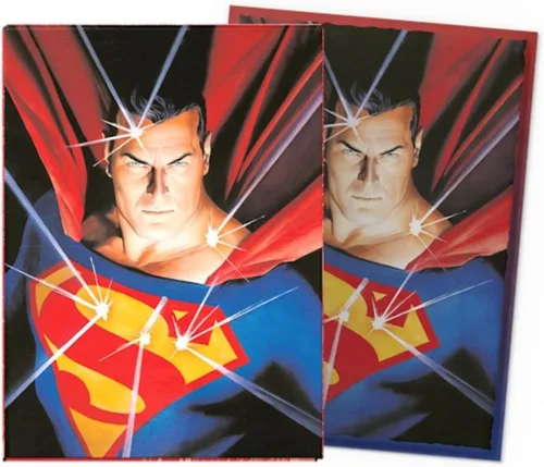 Miniatura 30 de Dragon Shield Art Sleeves Edición limitada – Superman (rojo/blanco) 100 CT – Mangas TCG suaves y resistentes Compatible con Pokemon, One Piece
