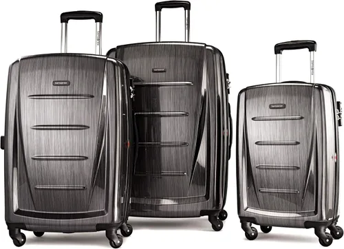 Miniatura 145 de Samsonite Winfield 2 Equipaje rígido con ruedas giratorias, Azul profundo, Juego de 3 piezas (20/24/28)