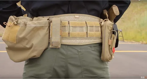 Miniatura 5 de 5.11 Tactical VTAC - Cinturón de combate para hombre, resistente a la intemperie, nailon 500D, con plataforma web, estilo 58642