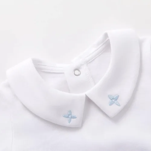 Miniatura 3 de pureborn Mameluco de algodón súper suave para bebés y niñas de 0 a 24 meses