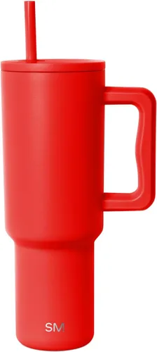 Miniatura 46 de Simple Modern Vaso Trek de 40 oz con Asa y Tapa con Pajilla Vaso de Viaje Aislado de Acero Inoxidable Apto para Portavasos Slumberland