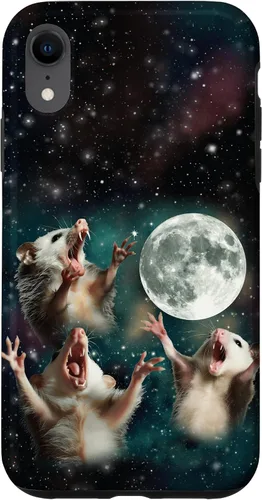 Miniatura 24 de Three Possum Moon 3 Opossum Funny Weird Cursed Meme Case para iPhone 17