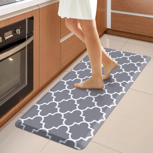 Miniatura 72 de WISELIFE - Tapete antifatiga para piso de 4/5 pulgadas, tapete de cocina antideslizante, impermeable, resistente, ergonómico, cómodo, duradero