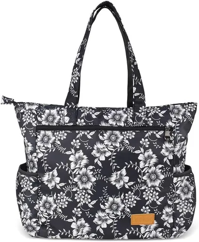 Miniatura 111 de CLOUDMUSIC Bolsa de hombro para enfermeras, profesores, trabajo, gimnasio, viajes, playa, mujeres, con gran capacidad, impermeable