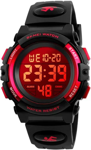 Boys Watch Digital Sports Waterproof Outdoor Kids Watches Alarm Clock 1224 H Stopwatch Calendar 3-15 Year Old Boys Girls Wristwatch
