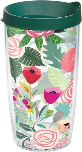 Miniatura 12 de Taza de viaje Tervis de la colección Brilliant Bliss fabricada en Estados Unidos, de doble pared, aislada, mantiene las bebidas frías y calientes