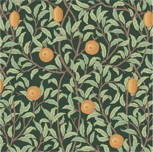 Miniatura 7 de Papel tapiz de limón para despegar y pegar, color beige y verde, 17.3 x 78.8 pulgadas, papel de pared autoadhesivo extraíble, papel de contacto