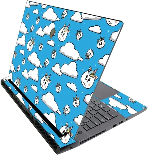 Miniatura 627 de MightySkins - Skin brillante con purpurina para Alienware M17 R3 (2020) y M17 R4 (2021) - Diversión de los años 90 Acabado duradero con purpurina